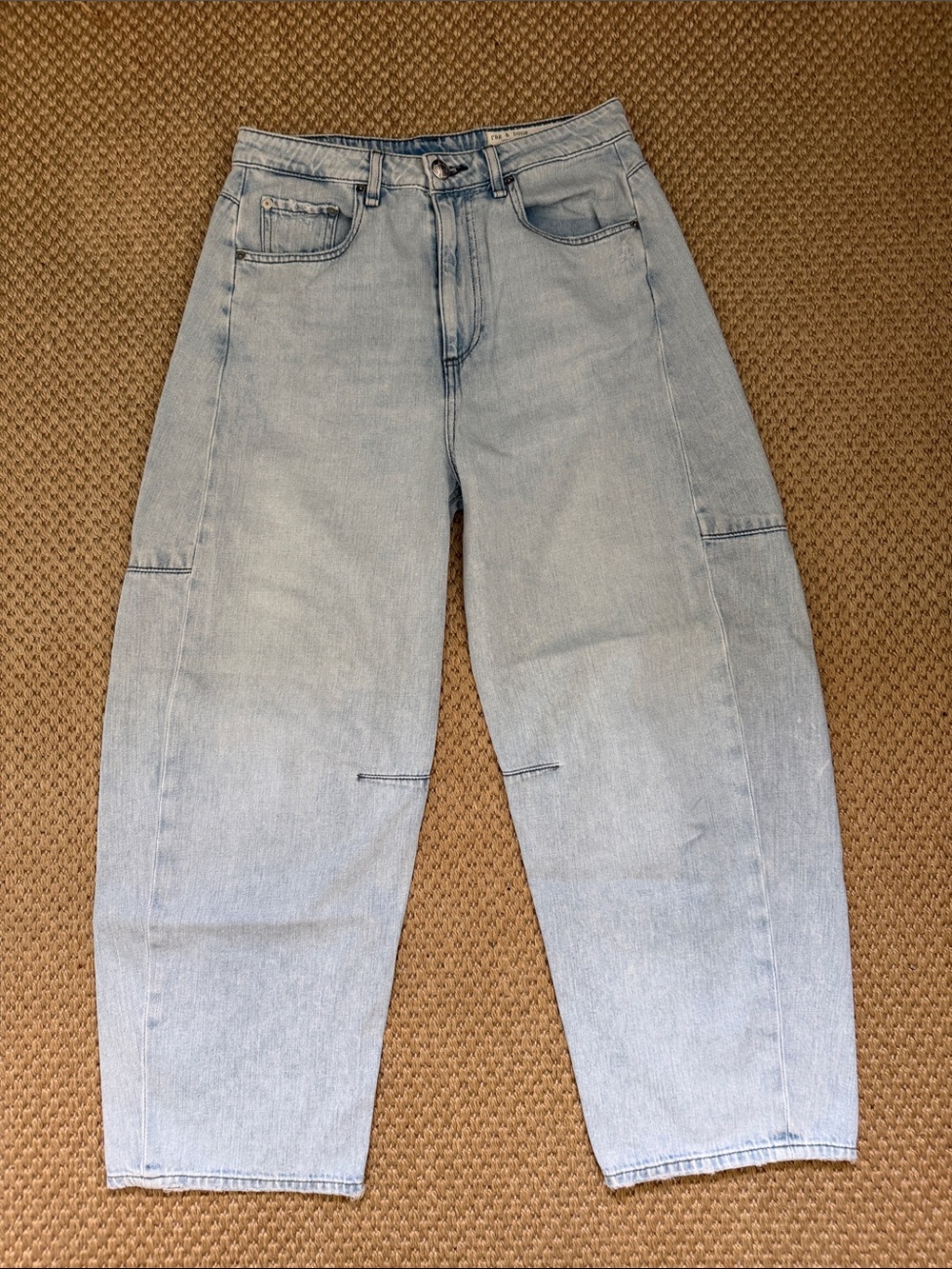 rag & bone Light Blue Women’s Barrel Cut Jeans